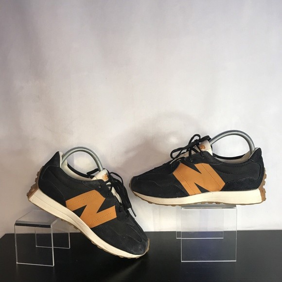 New Balance | Shoes | New Balance 327 Black Orange Sneakers Shoes Size 45y  Womens Size 6 Gs327hn | Poshmark